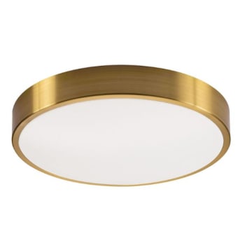 Image for Afx Octavia 12 In. Led Flush Mount Light (Satin Brass) from HD Supply