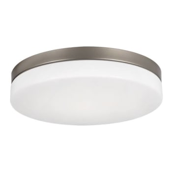Image for Afx Oscar 11 In. Led Flush Mount Light (Satin Nickel) from HD Supply
