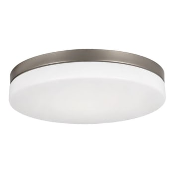 Image for AFX Oscar 14" Round LED Ceiling FM 20W Adjustable CCT 1500 lm Satin Nickel from HD Supply