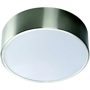 Image for Liteco Malibu Brushed Nickel Ceiling Mount Integrated Led Indoor Fixture from HD Supply