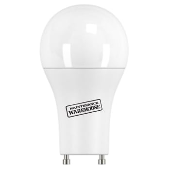 Maintenance Warehouse® 9W (60W) A19 GU24 LED A-Line Bulb 4000K Package Of 8