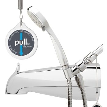 Image for Evolve Auto Diverting Tub Spout With Tsv 1-Spray Handshower 1.5 Gpm Case Of 9 from HD Supply