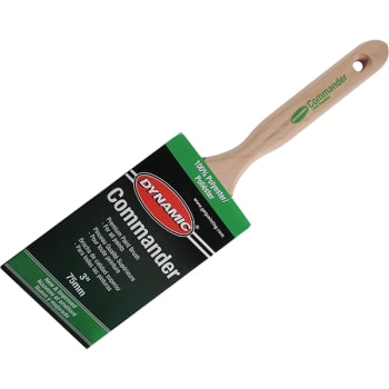 Image for Dynamic 88007 3" 75mm Commander Angled Sash Polyester Brush from HD Supply
