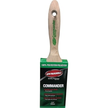 Image for Dynamic 88106 2-1/2" 64mm Commander Flat Polyester Brush from HD Supply