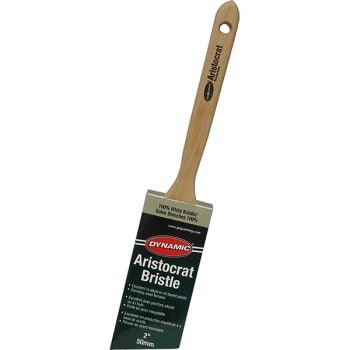 Image for Dynamic 21546 2" 50mm Aristocrat Angled Sash White Bristle Brush from HD Supply