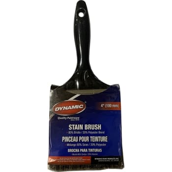 Image for Dynamic 19233 4" 100mm Stain Brush from HD Supply