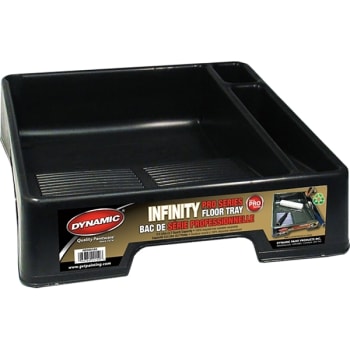 Image for Dynamic 20159 3.7Qt 3.5L Pro Series Floor Tray w/Side Pockets from HD Supply