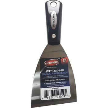 Image for Dynamic DYN10323 Nylon Handle 3" Stiff Scraper with Carbon Steel Blade from HD Supply