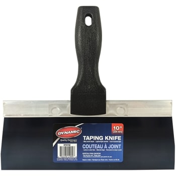 Image for Dynamic Dyn750 10" Blue Steel Taping Knife With Black Plastic Handle from HD Supply