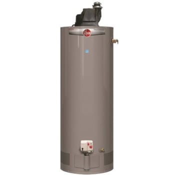 Image for Rheem 40 Gallon power Vent Natural Gas Water Heater 40,000 BTU Side Tp Relief from HD Supply