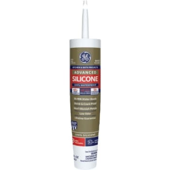 Image for Ge Advanced Silicone 2 White Kitchen And Bath Caulk, 10.1 Ounce from HD Supply