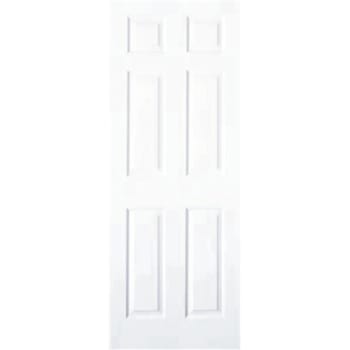 Image for Masonite 24" X 80" Textured 6-Panel Primed Hollow Core Composite Interior Door from HD Supply