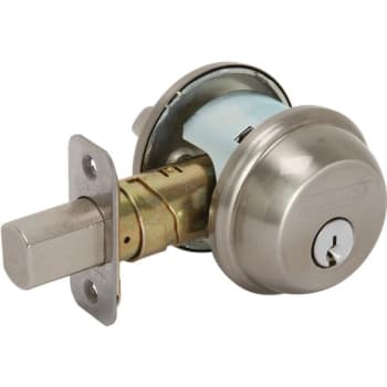 Image for Falcon Single Cylinder Deadbolt In Satin Nickel from HD Supply