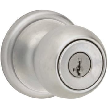 Image for Kwikset Circa Exterior Entry Door Knob Featuring Smartkey Security, Satin Chrome from HD Supply