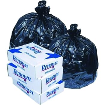 Image for Renown 33 Gallon 0.90 Mil 33 x 39 Inch Black Can Liner, Case Of 250 from HD Supply