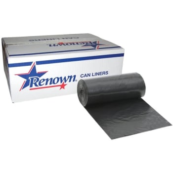 Image for Renown 20-30 Gallon 0.5 Mil 30 X 36 Inch Black Can Liner, Case Of 250 from HD Supply