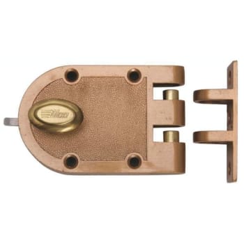 Image for Kaba Ilco 1-Cylinder Surface Bolt Jimmy Proof Lock No Cylinder With Angle Strike from HD Supply