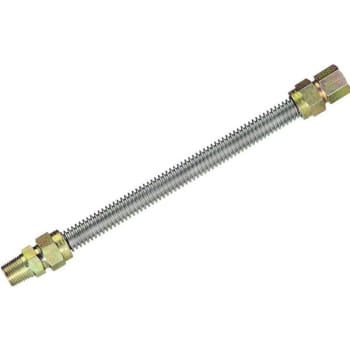 Image for Dormont Stainless Steel Gas Connector 1/2" Mip x 1/2" Fip 24" from HD Supply
