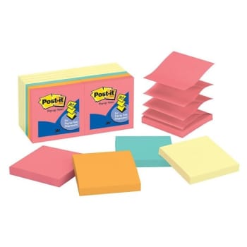 Image for Post-It® Square Super Sticky Pop-Up Notes 3" X 3", Package Of 12 from HD Supply