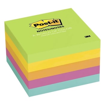 Image for Post-It® Jaipur Square Unruled Notes 3" X 3", Package Of 5 from HD Supply