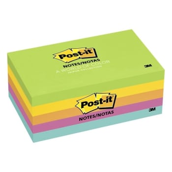 Image for Post-It® Jaipur Rectangle Unruled Notes 3" X 5", Package Of 5 from HD Supply