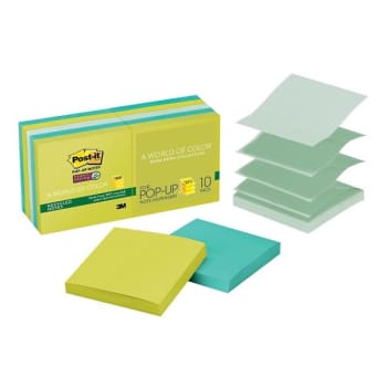 Image for Post-It® Super Sticky Pop-Up Notes 3" X 3" Pack Of 10 from HD Supply