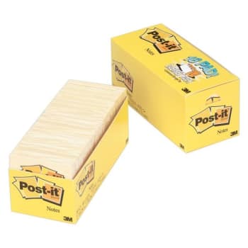 Image for Post-It® Canary Yellow Notes 3" X 3", Package Of 18 from HD Supply
