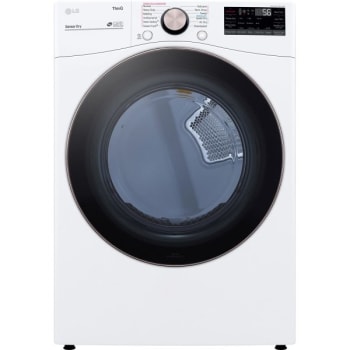 Image for Lg 7.4-Cu. Ft. Front Load Electric Dryer With Built-In Intelligence, White from HD Supply