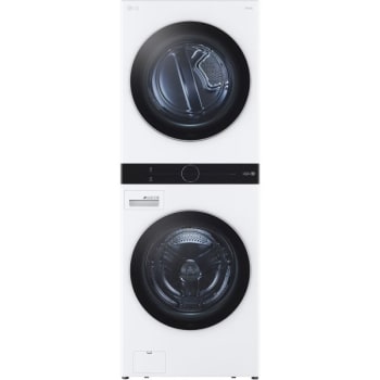 Image for Lg Single Unit Electric Washtower With Center Control, White from HD Supply
