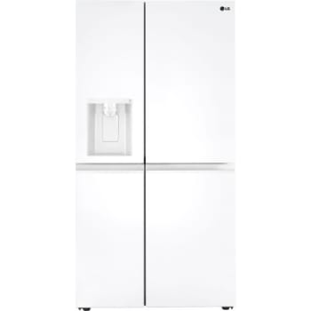 Image for Lg 27-Cu. Ft. Side-By-Side Refrigerator With Smooth Touch Ice Dispenser, Smooth White from HD Supply