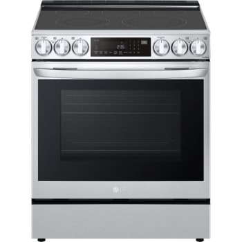 LG 6.3-Cu. Ft. Smart Wi-Fi Enabled ProBake Convection InstaView Slide-In Electric Range, Print-Proof Stainless Steel