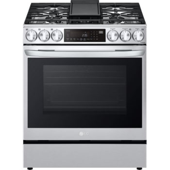 Image for Lg 6.3-Cu. Ft  Smart Probake Convection Instaview Gas Slide-In Range With Air Fry, Stainless Steel from HD Supply