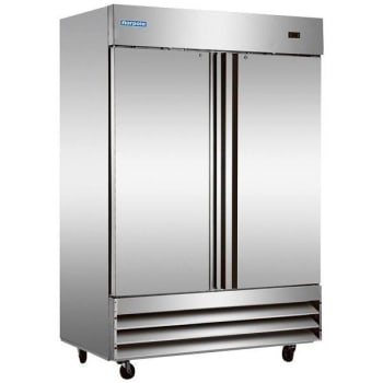 Norpole 2 Solid Door Reach-In Refrigerator