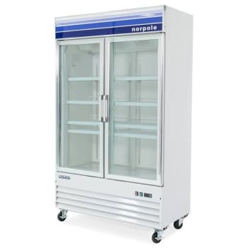 Image for Norpole 2 Swing Glass Door Merchandiser Freezer 49" In White from HD Supply
