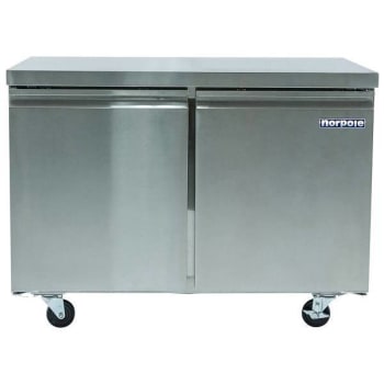 Image for Norpole 2 Door Under Counter Freezer 48" Wide from HD Supply