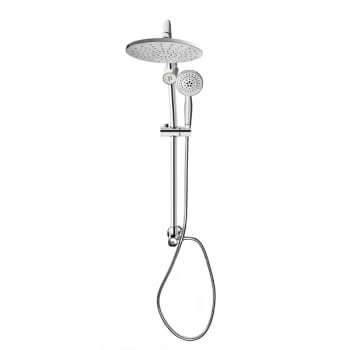 Image for Niagara ShowerRail Hand Shower And Rain Showerhead Combo Easy Install, Chrome from HD Supply