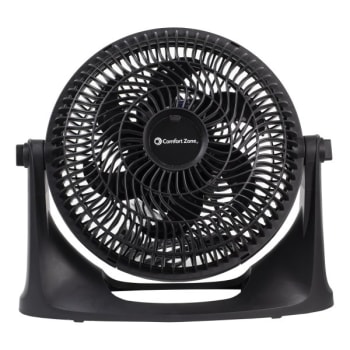 Image for Comfort Zone Powr Curve 9" Turbo Fan Black from HD Supply