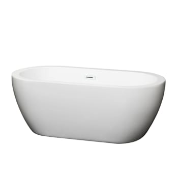 Image for Wyndham Collection Soho 60" Freestanding Tub Shiny Drain Overflow Trim from HD Supply