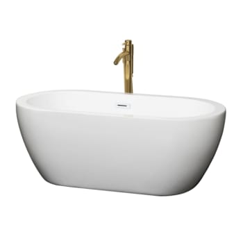 Image for Wyndham Collection Soho 60" Freestanding Tub Shiny Trim Gold Tub Filler from HD Supply