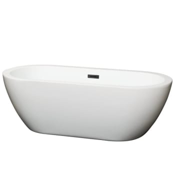 Image for Wyndham Collection Soho 68" Freestanding Tub Black Drain Overflow Trim from HD Supply