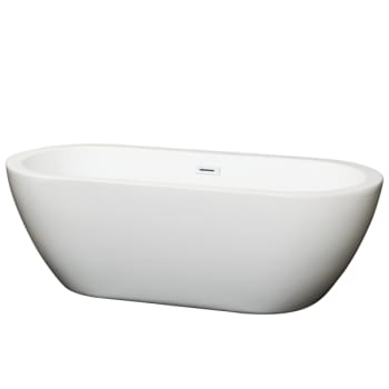 Image for Wyndham Collection Soho 68" Freestanding Tub Shiny Drain Overflow Trim from HD Supply