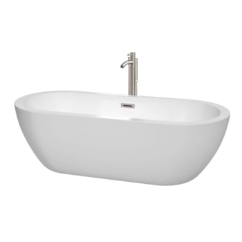 Image for Wyndham Collection Soho 72" Freestanding Tub Brushed Nickel Tub Filler Trim Kit from HD Supply