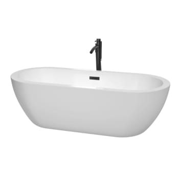 Image for Wyndham Collection Soho 72" Freestanding Tub Black Tub Fill Drain Overflow Trim from HD Supply