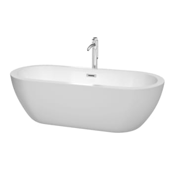 Image for Wyndham Collection Soho 72" Freestanding Tub Polished Chrome Tub Filler Trim Kit from HD Supply