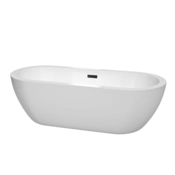 Image for Wyndham Collection Soho 72" Freestanding Tub Black Drain Overflow Trim from HD Supply