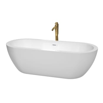 Image for Wyndham Collection Soho 72" Freestanding Tub Shiny Trim Gold Tub Filler from HD Supply