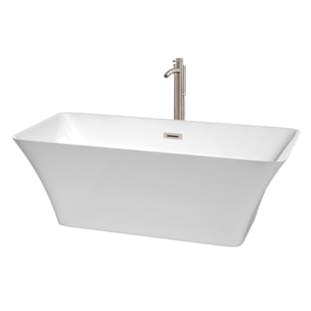 Image for Wyndham Collection Tiffany 67" Freestanding Tub Brushed Nickel Tub Fill Trim Kit from HD Supply