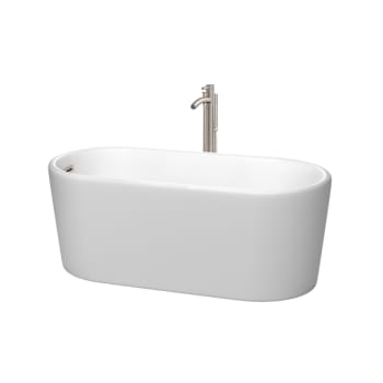 Image for Wyndham Collection Ursula 59" Freestanding Mat Tub Brushed Nickel Tub Fill Trim from HD Supply