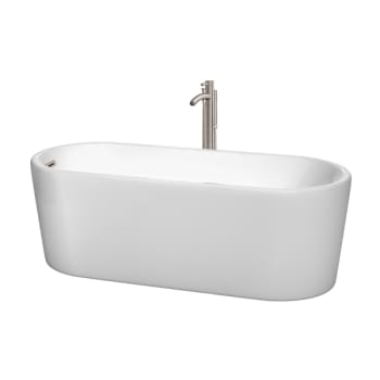 Image for Wyndham Collection Ursula 67" Freestanding Tub Brushed Nickel Tub Fill Trim from HD Supply