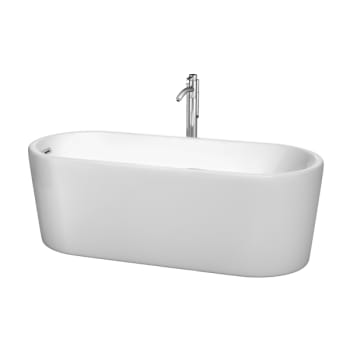 Image for Wyndham Collection Ursula 67" Freestanding Tub Polish Chrome Tub Fill Trim from HD Supply